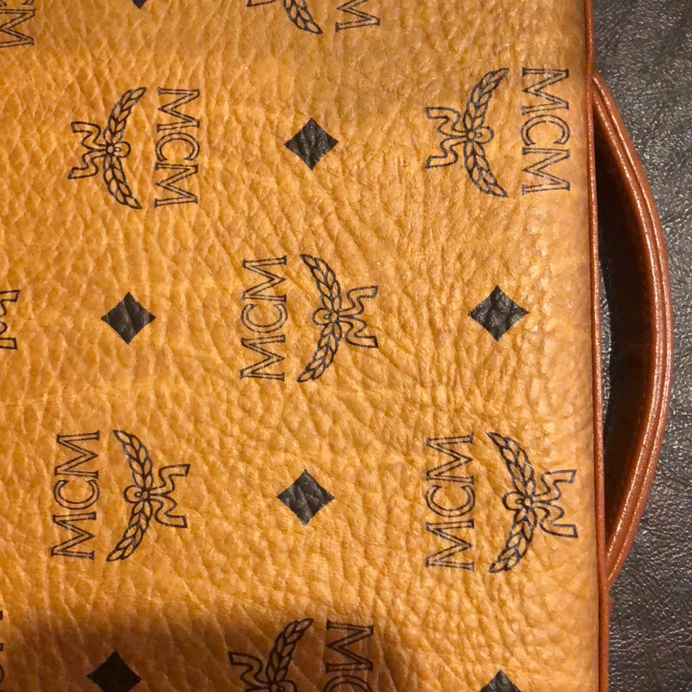 Authentic Leather Mcm Brief Case/Document Holder! - image 4